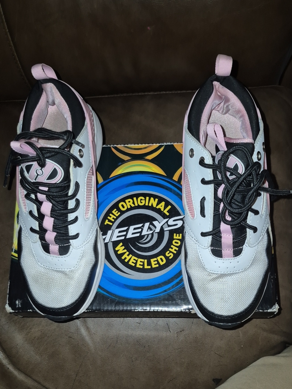 Heelys Women's White, Pink & Black Rolling Sneakers